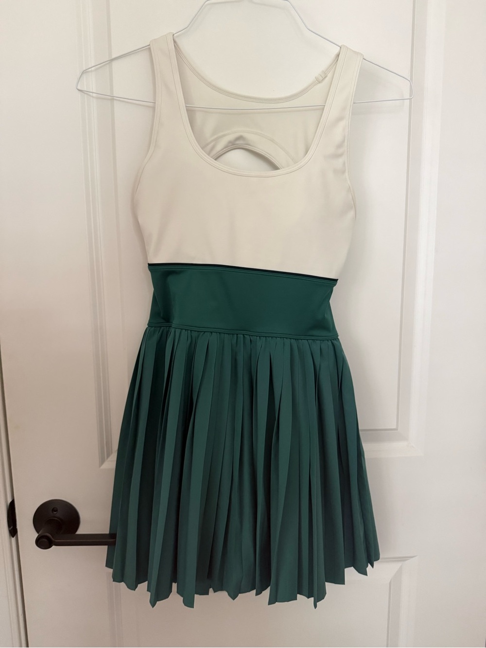 Wilson Sportif Tennis Dress small field green sandrft/cream - Picture 4 of 9